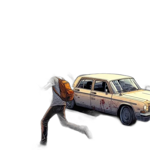 car, weapon, hair, robot transparent PNG cut-out
