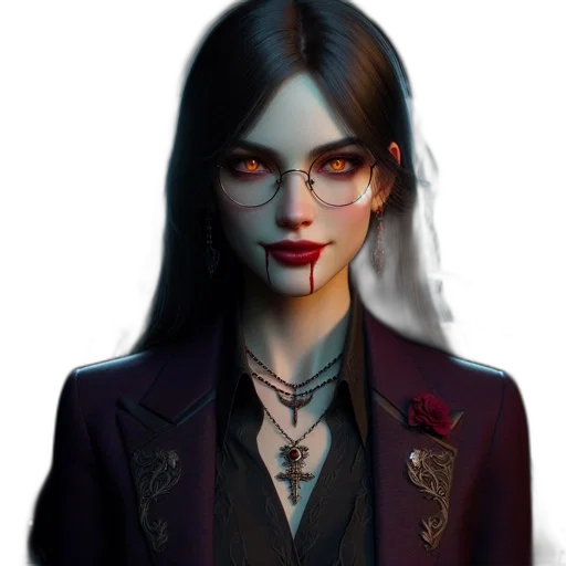 face, staff, jacket, jewelry transparent PNG cut-out