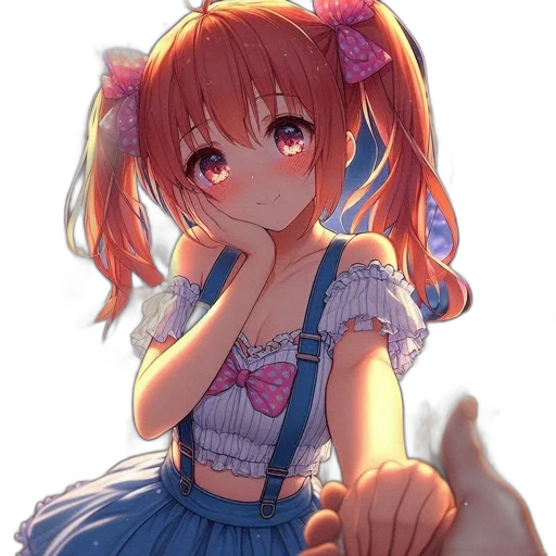 dress, weapon, staff, creature transparent PNG cut-out