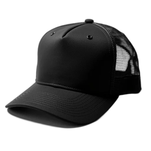 hat, crown, 3d render, black transparent PNG cut-out