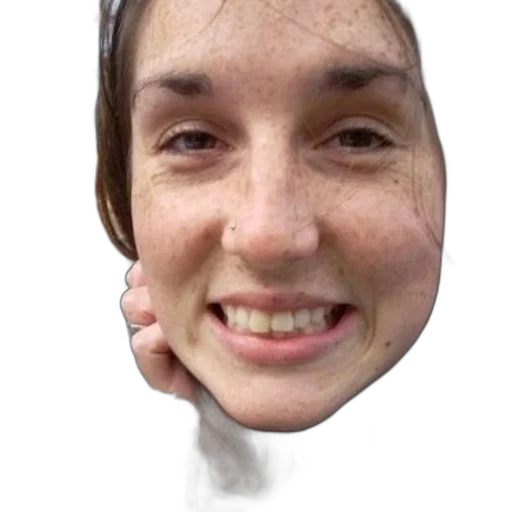 face, mask, staff, creature transparent PNG cut-out