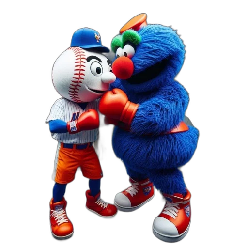 two, animated, characters, baseball transparent PNG cut-out