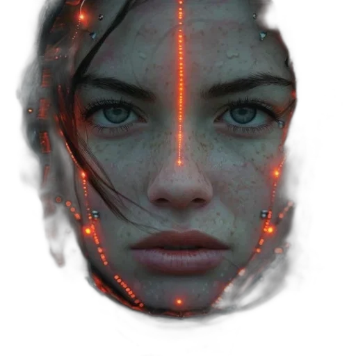 face, mask, robot, crown transparent PNG cut-out