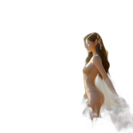 dress, creature, robot, concept art transparent PNG cut-out