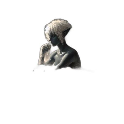 face, creature, mask, hair transparent PNG cut-out