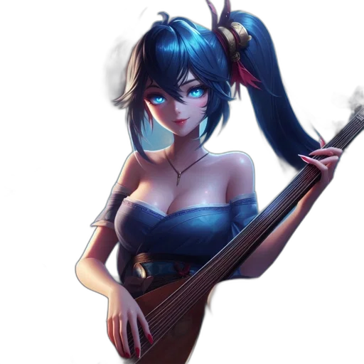 weapon, staff, dress, anime transparent PNG cut-out