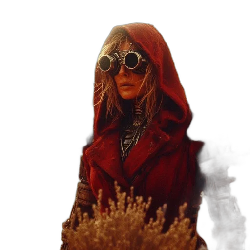 mask, face, jacket, staff transparent PNG cut-out