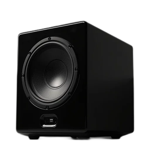 large, sub, speaker, built transparent PNG cut-out