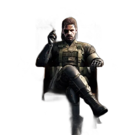 jacket, weapon, staff, concept art transparent PNG cut-out