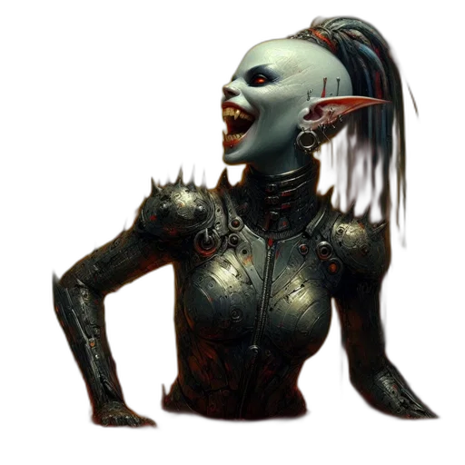 creature, staff, face, mask transparent PNG cut-out