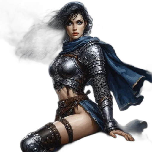 sword, fantasy art, concept art, comic book art transparent PNG cut-out