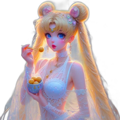 jewelry, food, 3d render, fantasy art transparent PNG cut-out