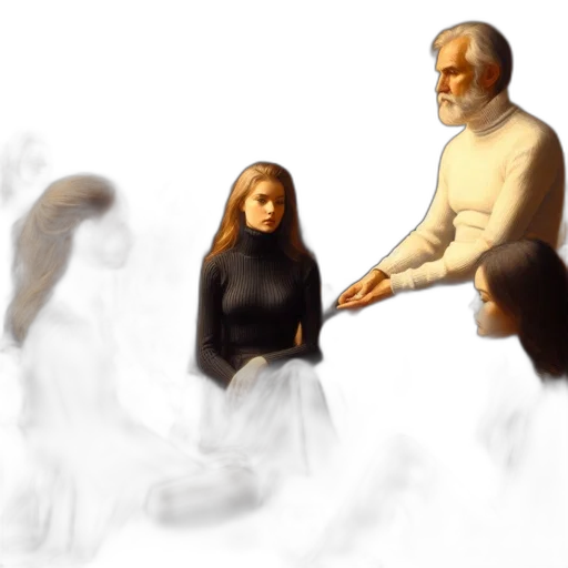 staff, concept art, oil painting, photorealistic transparent PNG cut-out