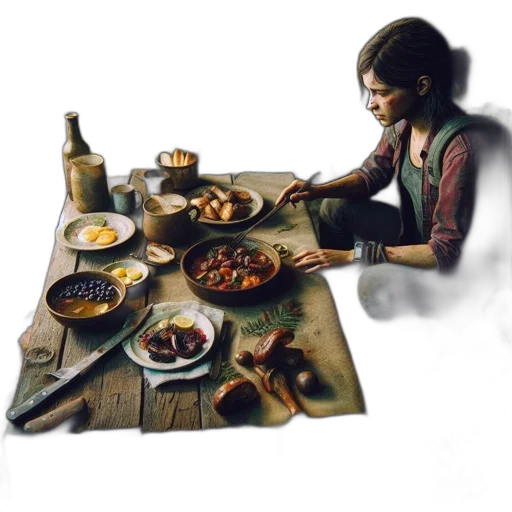 food, jewelry, photorealistic, oil painting transparent PNG cut-out