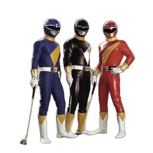concept art, three, power, rangers transparent PNG cut-out
