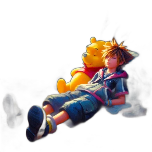 concept art, pixel art, watercolor, 3d render transparent PNG cut-out