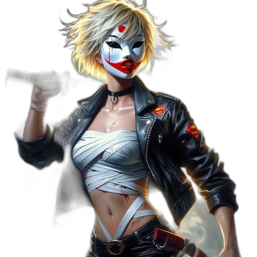 mask, jacket, face, concept art transparent PNG cut-out