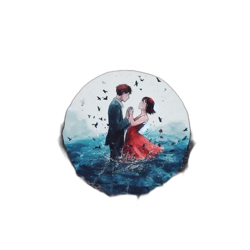 umbrella, concept art, fantasy art, pixel art transparent PNG cut-out