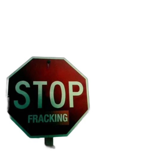 stop, sign, word, fracking transparent PNG cut-out