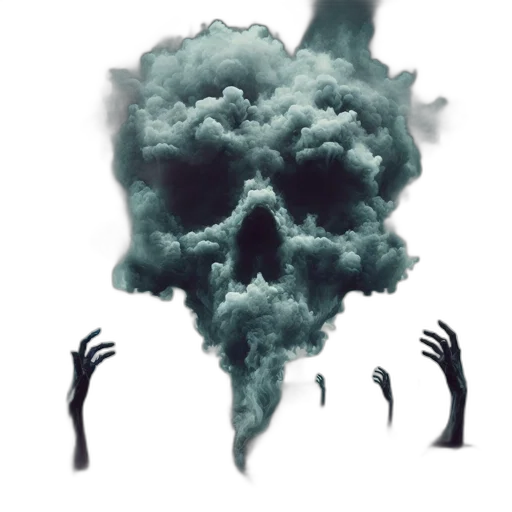 mask, face, creature, jacket transparent PNG cut-out