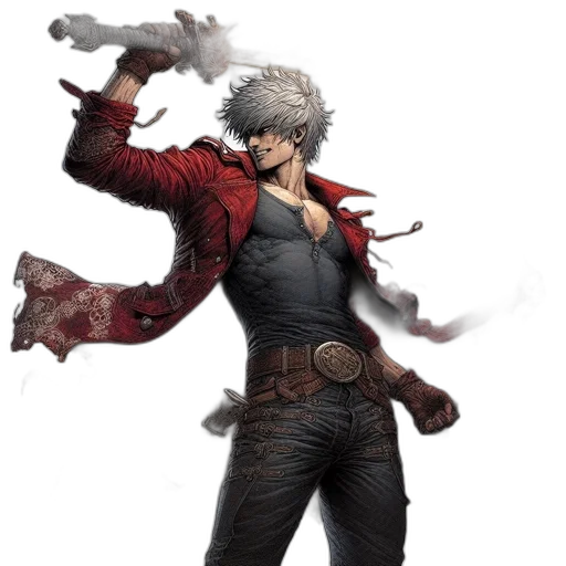 jacket, weapon, sword, staff transparent PNG cut-out