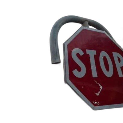 large, stop, sign, graffiti transparent PNG cut-out