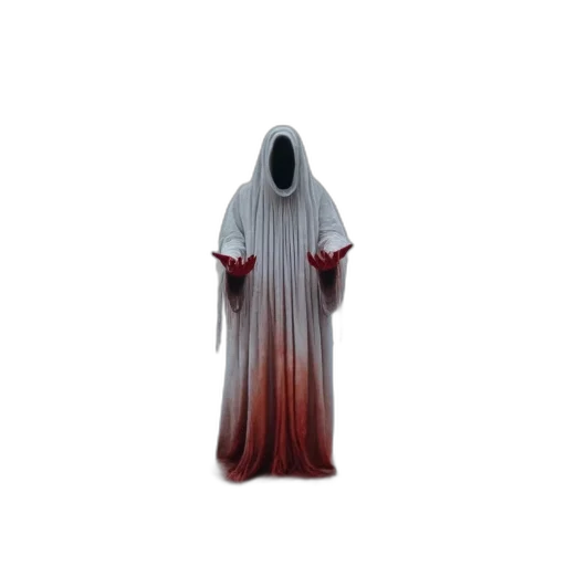 dress, jacket, creature, mask transparent PNG cut-out