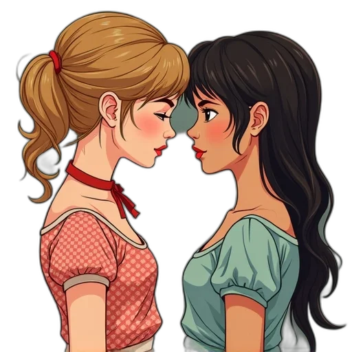 anime, cartoon, pixel art, comic book art transparent PNG cut-out