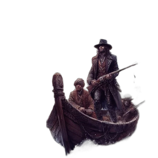 hat, weapon, sword, jacket transparent PNG cut-out