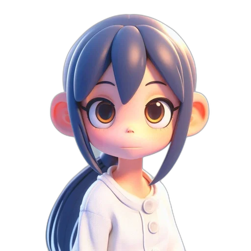 staff, face, robot, creature transparent PNG cut-out