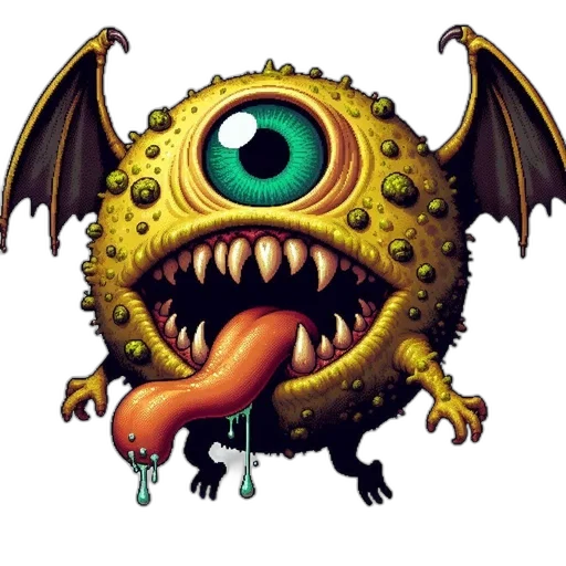 creature, dragon, staff, animal transparent PNG cut-out