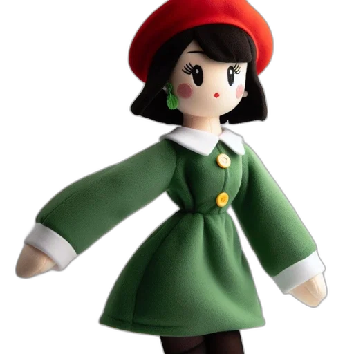 hat, staff, dress, jacket transparent PNG cut-out