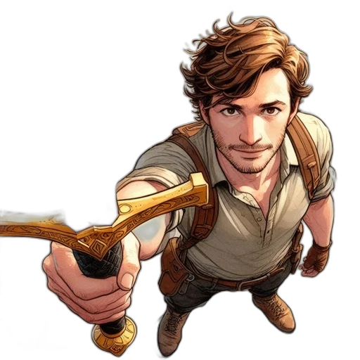 staff, sword, weapon, concept art transparent PNG cut-out