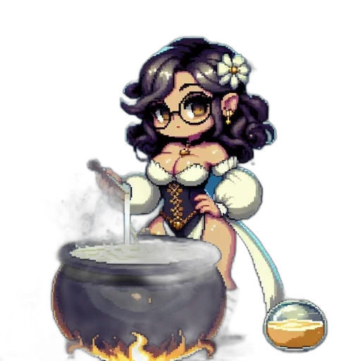 staff, fantasy art, concept art, pixel art transparent PNG cut-out