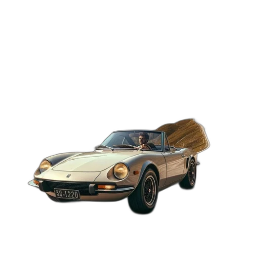 car, 3d render, photorealistic, concept art transparent PNG cut-out