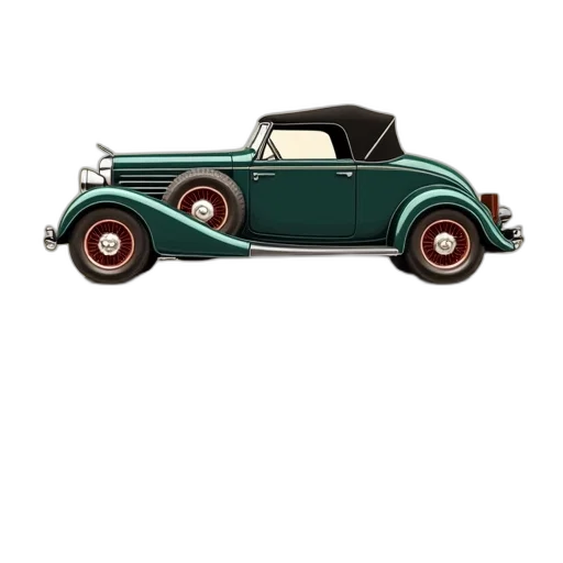 car, 3d render, concept art, pixel art transparent PNG cut-out