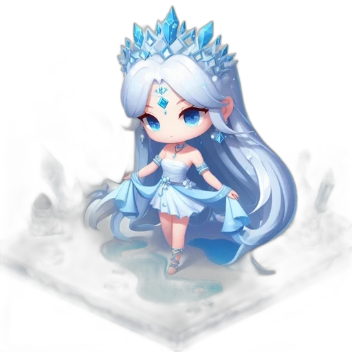 crown, staff, sword, fantasy art transparent PNG cut-out