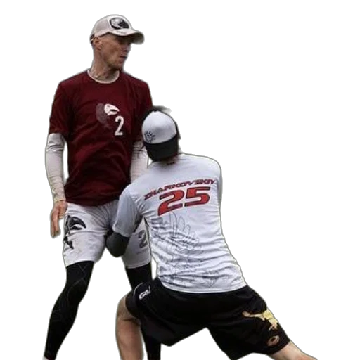 staff, two, players, lively transparent PNG cut-out