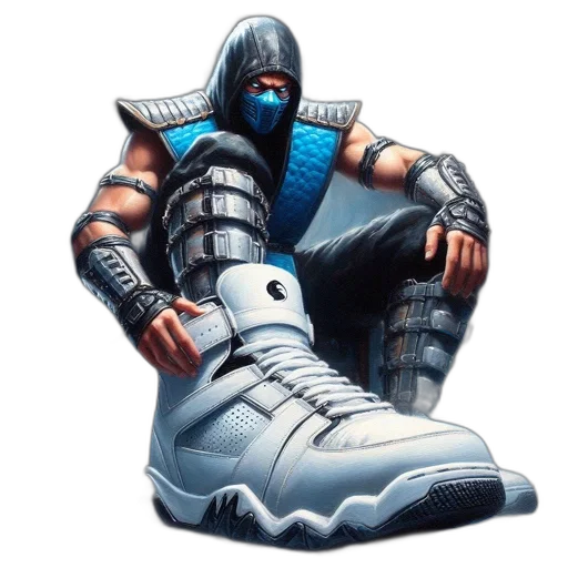 shoes, concept art, comic book art, fantasy art transparent PNG cut-out