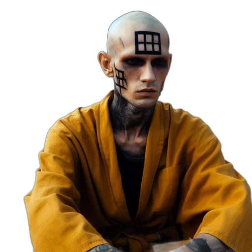 face, robot, jacket, mask transparent PNG cut-out