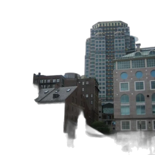 building, robot, mask, photorealistic transparent PNG cut-out