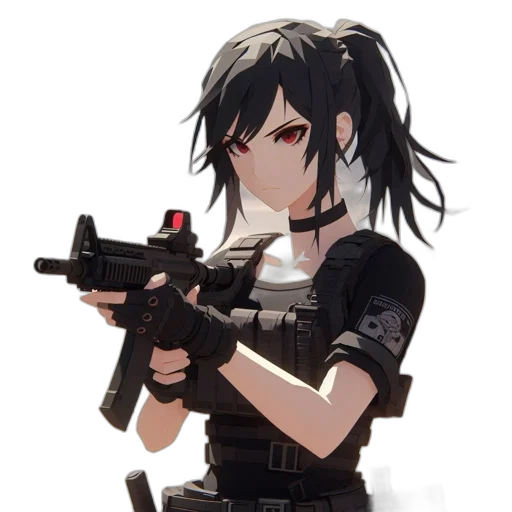 weapon, staff, animal, anime transparent PNG cut-out