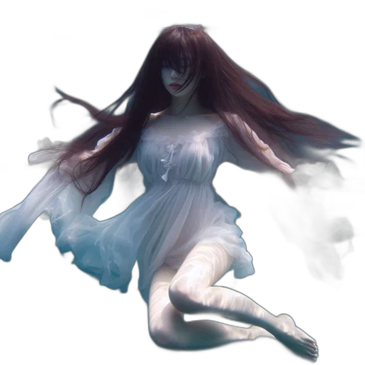dress, creature, mask, staff transparent PNG cut-out