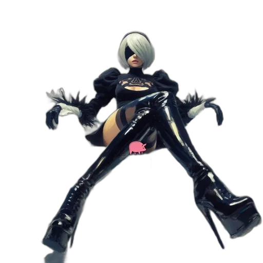 robot, jacket, weapon, creature transparent PNG cut-out