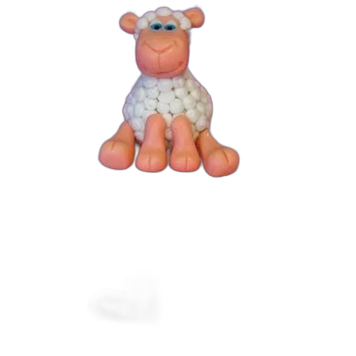 animal, creature, 3d render, pink transparent PNG cut-out