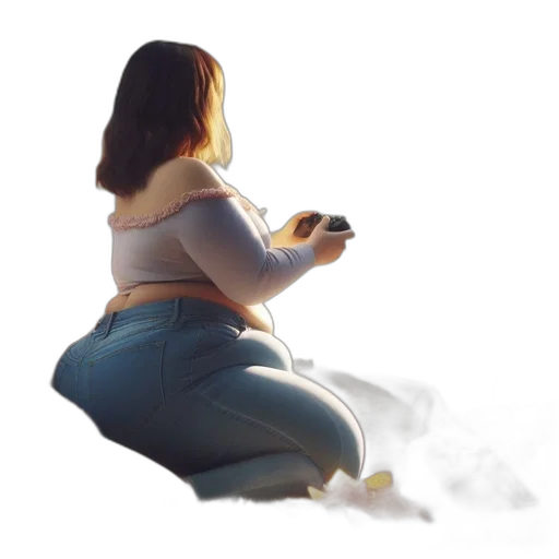 dress, robot, weapon, staff transparent PNG cut-out