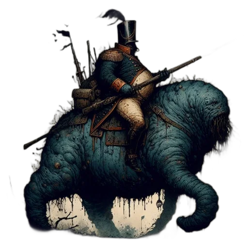 dragon, creature, animal, staff transparent PNG cut-out