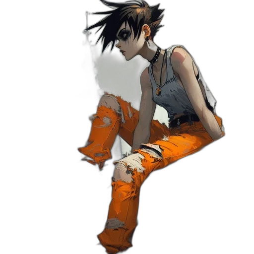 jacket, shoes, weapon, concept art transparent PNG cut-out