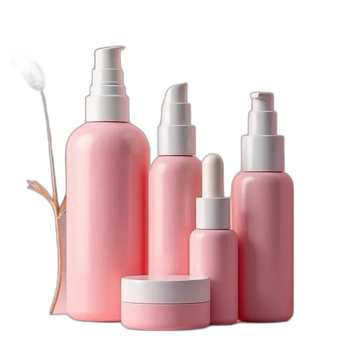 bottle, 3d render, pastel, global transparent PNG cut-out