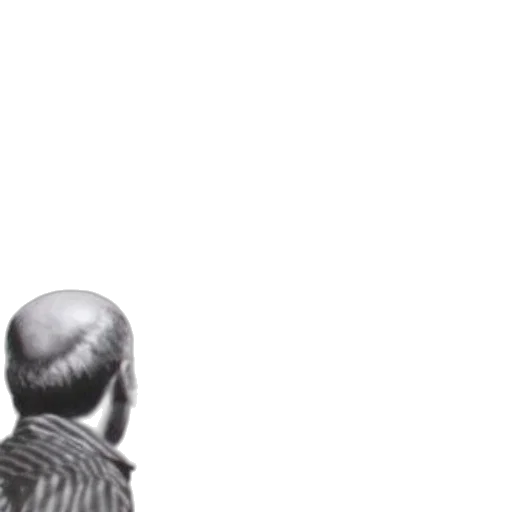 hair, face, jacket, staff transparent PNG cut-out